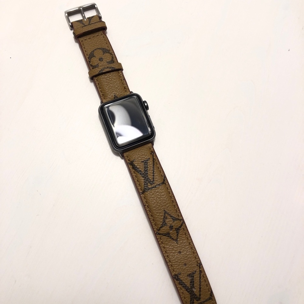 Upcycled LouisVuitton Apple Watch Band (BAND ONLY)